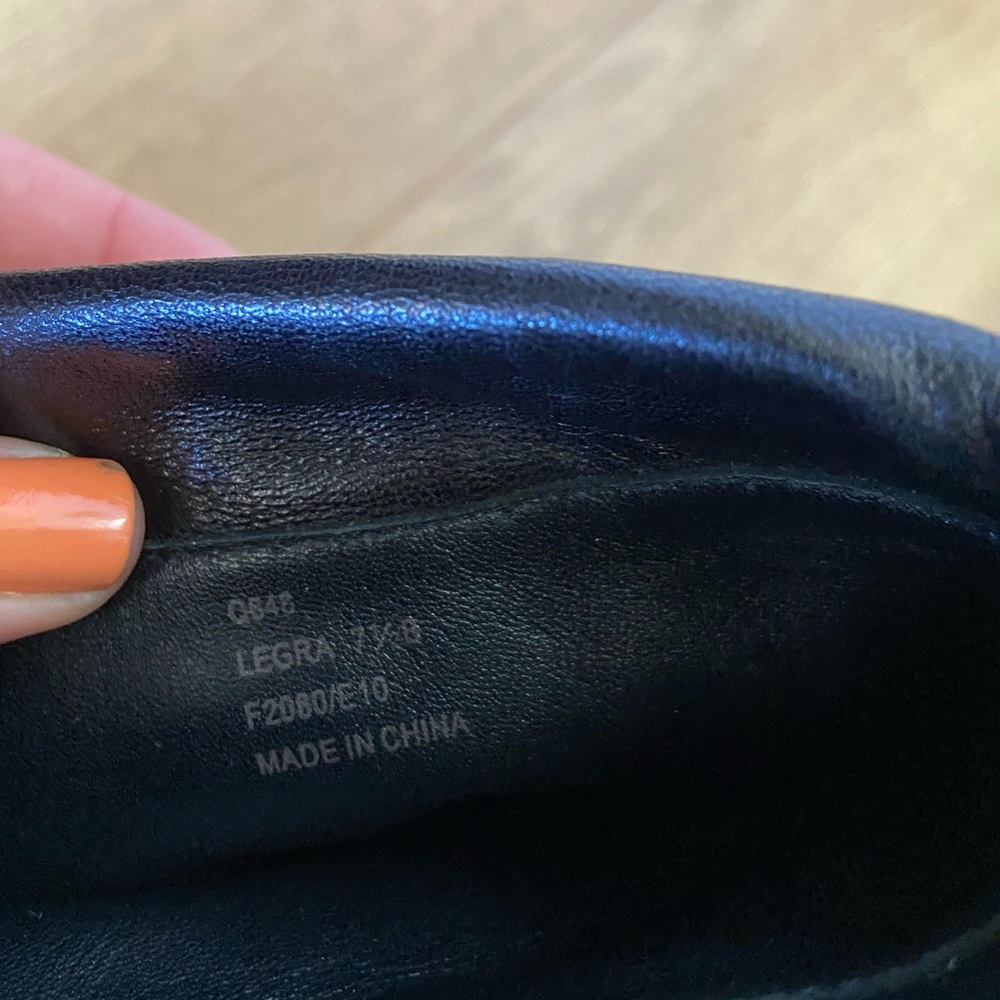 Coach Legra black leather tassel ankle booties 7.5 - Picture 6 of 8